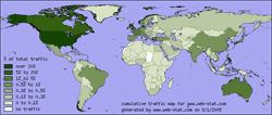cumulative visitors to your site